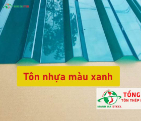 Bảng Báo Giá Tôn Nhựa Màu Xanh