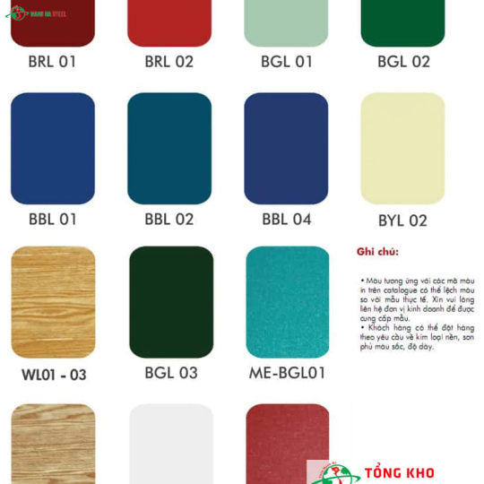 Bảng Báo Giá Tôn Con Voi(10/2025)